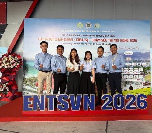 Đội ngũ Victory tại Hội nghị Khoa học Tai Mũi Họng 2026 tại Nha Trang