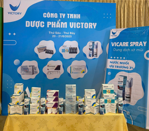 Hội nghị Tai Mũi Họng 2025, Victory Pharma, Vicare Spray