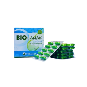 BIOLANAK 500MG – BỔ SUNG MEN VI SINH CÓ ÍCH CHO ĐƯỜNG RUỘT (HỘP 13 VỈ X 13 VIÊN NANG)