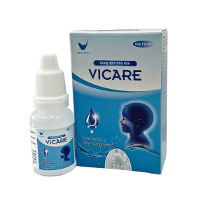 DUNG DỊCH NHỎ MŨI VICARE – HỖ TRỢ LÀM ẨM VÀ SẠCH MŨI (HỘP 1 LỌ 8ML)