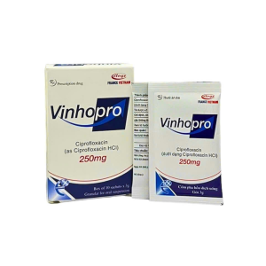 CỐM PHA HỖN DỊCH UỐNG VINHOPRO – ĐIỀU TRỊ CÁC BỆNH NHIỄM TRÙNG (HỘP 10 GÓI X 3G)