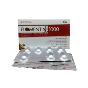 THUỐC ELOMENTIN 1G – ĐIỀU TRỊ NHIỄM KHUẨN DO VI KHUẨN NHẠY CẢM (HỘP 2 VỈ X 7 VIÊN NÉN BAO PHIM)