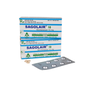 SAGOLAIR 10 – ĐIỀU TRỊ HEN PHẾ QUẢN MẠN TÍNH (HỘ 4 VỈ X 7 VIÊN)