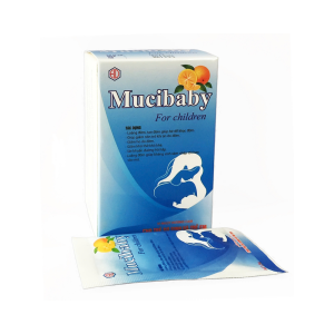 THUỐC MUCIBABY GIẢM CÁC TRIỆU CHỨNG HO VÀ LÒNG ĐỜM CHO TRẺ EM VÀ TRẺ SƠ SINH (HỘP 10 GÓI X 1,5G)