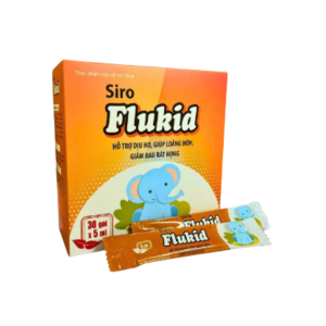 SIRO FLUKID – HỖ TRỢ DỊU HO, GIÚP LOÃNG ĐỜM, GIẢM ĐAU RÁT HỌNG (HỘP 30 GÓI X 5ML)