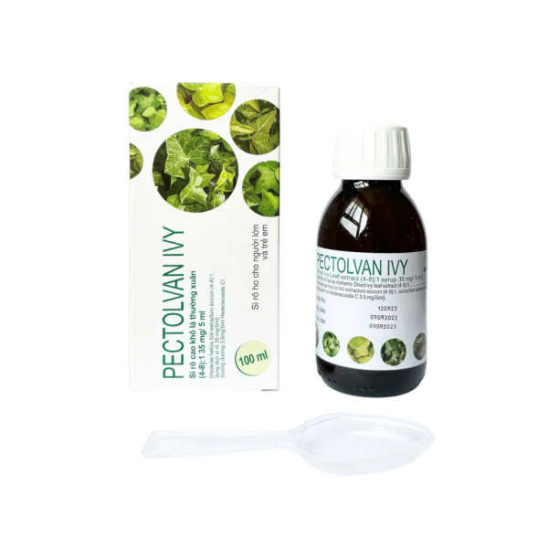 SIRO PECTOLVAN IVY ĐIỀU TRỊ VIÊM ĐƯỜNG HÔ HẤP, VIÊM PHẾ QUẢN MÃN TÍNH (100ml)
