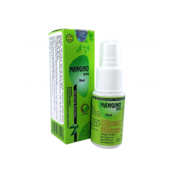 DUNG DỊCH DÙNG NGOÀI MANGINO VIM SÁT TRÙNG KHÁNG KHUẨN DA (30ML)
