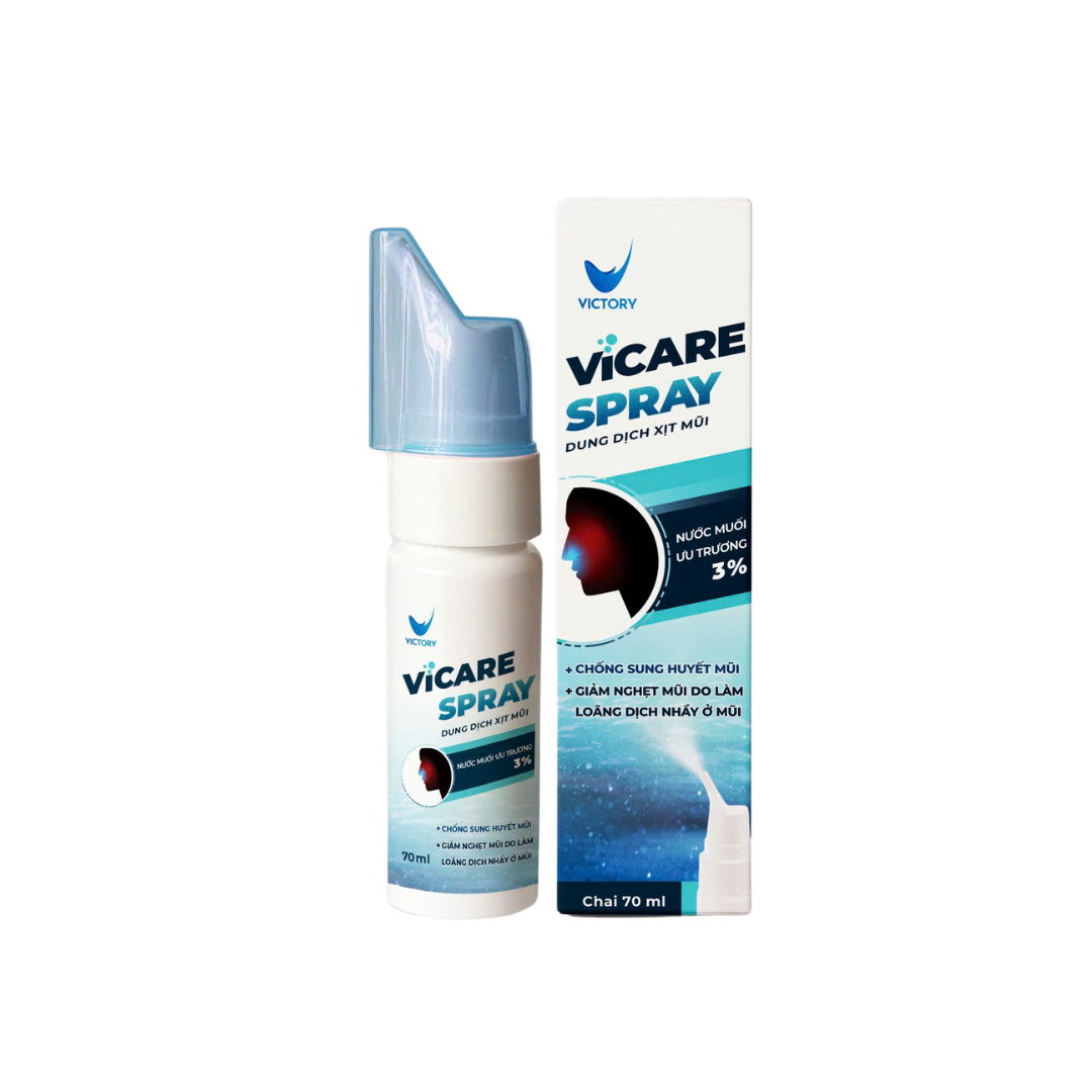 DUNG DỊCH XỊT MŨI VICARE SPRAY 1 DUNG DỊCH XỊT MŨI VICARE SPRAY