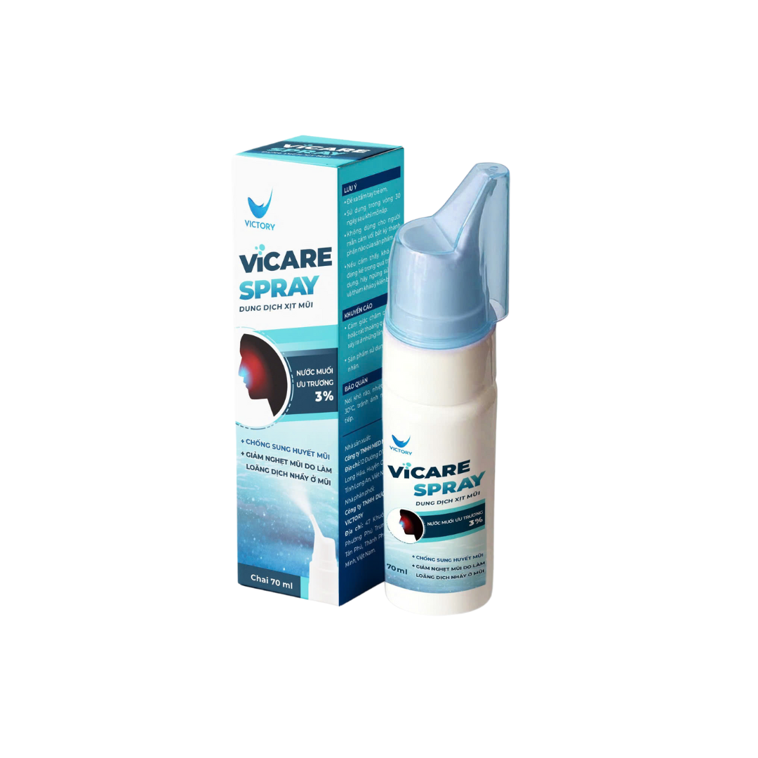 DUNG DỊCH XỊT MŨI VICARE SPRAY 2 DUNG DỊCH XỊT MŨI VICARE SPRAY