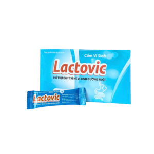 CỐM VI SINH LACTOVIC – HỖ TRỢ DUY TRÌ HỆ VI SINH ĐƯỜNG RUỘT (HỘP 30 GÓI X 1G)