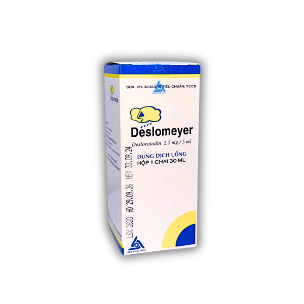 DUNG DỊCH UỐNG DESLOMEYER – THUỐC ĐIỀU TRỊ VIÊM MŨI DỊ ỨNG (HỘP 1 CHAI 30ML)