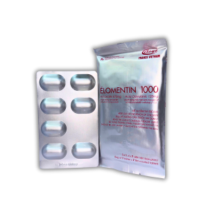 THUỐC ELOMENTIN 1G – ĐIỀU TRỊ NHIỄM KHUẨN DO VI KHUẨN NHẠY CẢM (HỘP 2 VỈ X 7 VIÊN NÉN BAO PHIM)