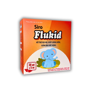 SIRO FLUKID – HỖ TRỢ DỊU HO, GIÚP LOÃNG ĐỜM, GIẢM ĐAU RÁT HỌNG (HỘP 30 GÓI X 5ML)