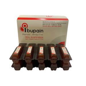 HỖN DỊCH UỐNG IBUPAIN – THUỐC GIẢM ĐAU HẠ SỐT (HỘP 20 ỐNG X 5ML)