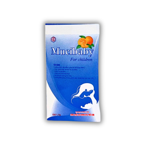 THUỐC MUCIBABY GIẢM CÁC TRIỆU CHỨNG HO VÀ LÒNG ĐỜM CHO TRẺ EM VÀ TRẺ SƠ SINH (HỘP 10 GÓI X 1,5G)