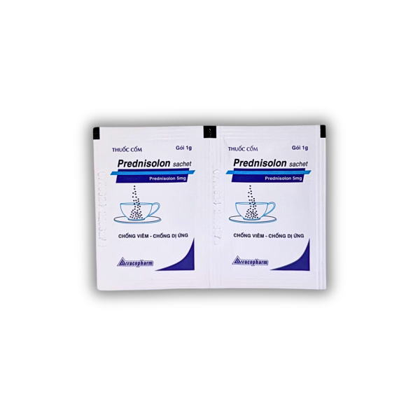 THUỐC CỐM PREDNISOLON SACHET – CHỐNG VIÊM CHỐNG DỊ ỨNG (HỘP 30 GÓI X 1G THUỐC CỐM)
