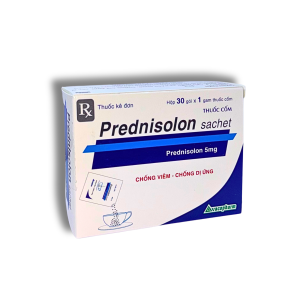 THUỐC CỐM PREDNISOLON SACHET – CHỐNG VIÊM CHỐNG DỊ ỨNG (HỘP 30 GÓI X 1G THUỐC CỐM)