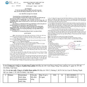 CỐM PHA HỖN DỊCH UỐNG HISKAST – DỰ PHÒNG VÀ ĐIỀU TRỊ HEN PHẾ QUẢN MẠN TÍNH