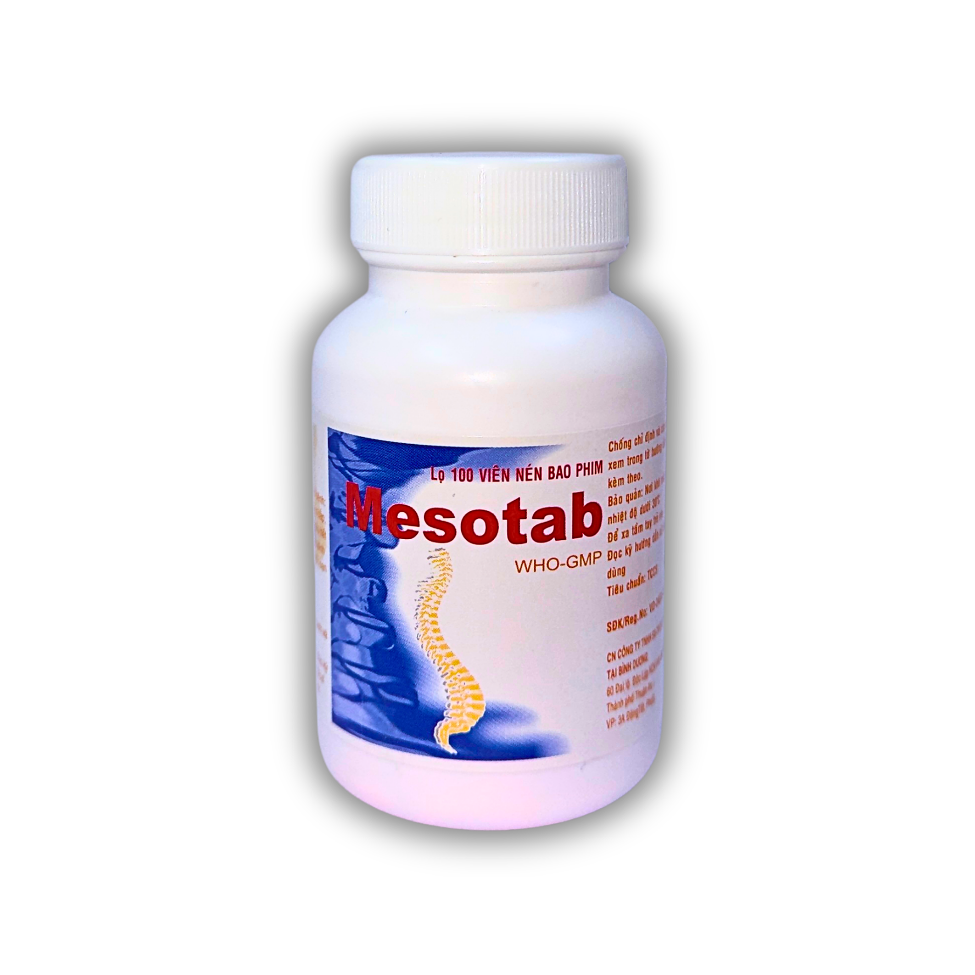 MESOTAB 500MG - THUỐC GIẢM ĐAU, KHÁNG VIÊM (LỌ 200 VIÊN NÉN BAO PHIM) 1 MESOTAB 500MG – THUỐC GIẢM ĐAU, KHÁNG VIÊM (LỌ 200 VIÊN NÉN BAO PHIM)