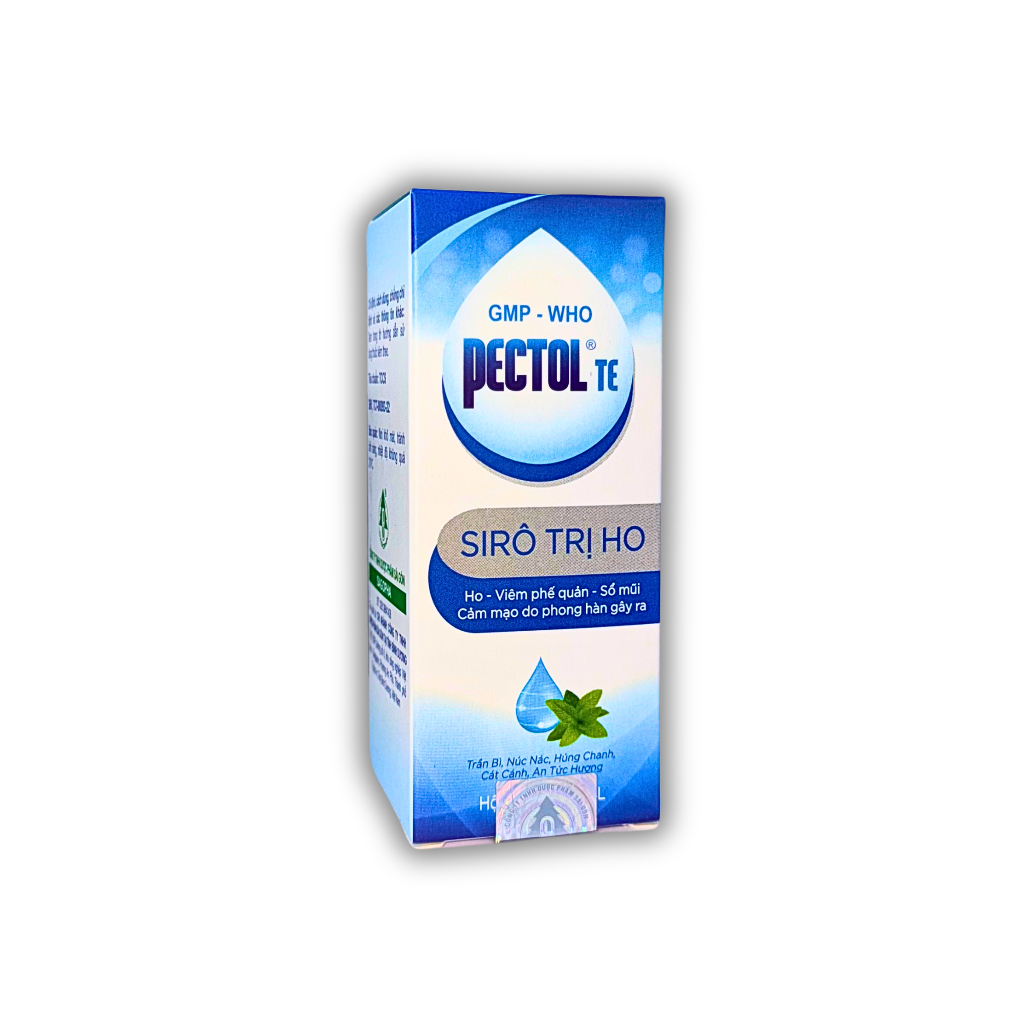 SIRO PECTOL TE - DÙNG TRONG HO, VIÊM PHẾ QUẢN, SỔ MŨI, CẢM MẠO DO PHONG HÀN GÂY RA 2 SIRO PECTOL TE – DÙNG TRONG HO, VIÊM PHẾ QUẢN, SỔ MŨI, CẢM MẠO DO PHONG HÀN GÂY RA