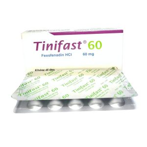 VIÊN NÉN BAO PHIM TINIFAST 60 – DÙNG TRONG VIÊM MŨI DỊ ỨNG THEO MÙA VÀ MÀY ĐAY VÔ CĂN MẠN TÍNH