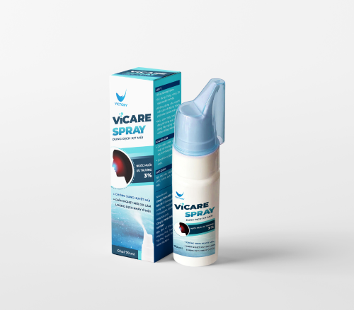 Viêm mũi dị ứng ở trẻ em: Nguyên nhân, triệu chứng và cách chăm sóc 6 Dung dịch xịt mũi ưu trương ViCare Spray hỗ trợ làm sạch và thông thoáng mũi cho trẻ bị viêm mũi dị ứng
