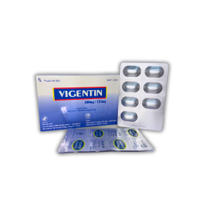 VIÊN NÉN BAO PHIM VIGENTIN 500MG/125MG – ĐIỀU TRỊ NHIỄM KHUẨN DO CÁC VI KHUẨN NHẠY CẢM