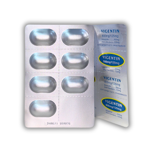 VIÊN NÉN BAO PHIM VIGENTIN 500MG/125MG – ĐIỀU TRỊ NHIỄM KHUẨN DO CÁC VI KHUẨN NHẠY CẢM